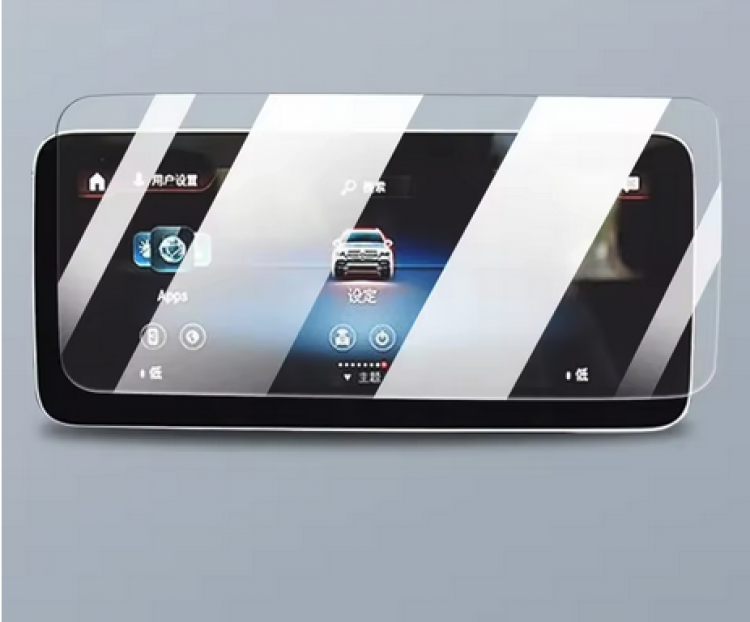 Matte TPU-PPF Displayschutzfolie 12,3" für Android Display– anti-Fingerprint & passgenau